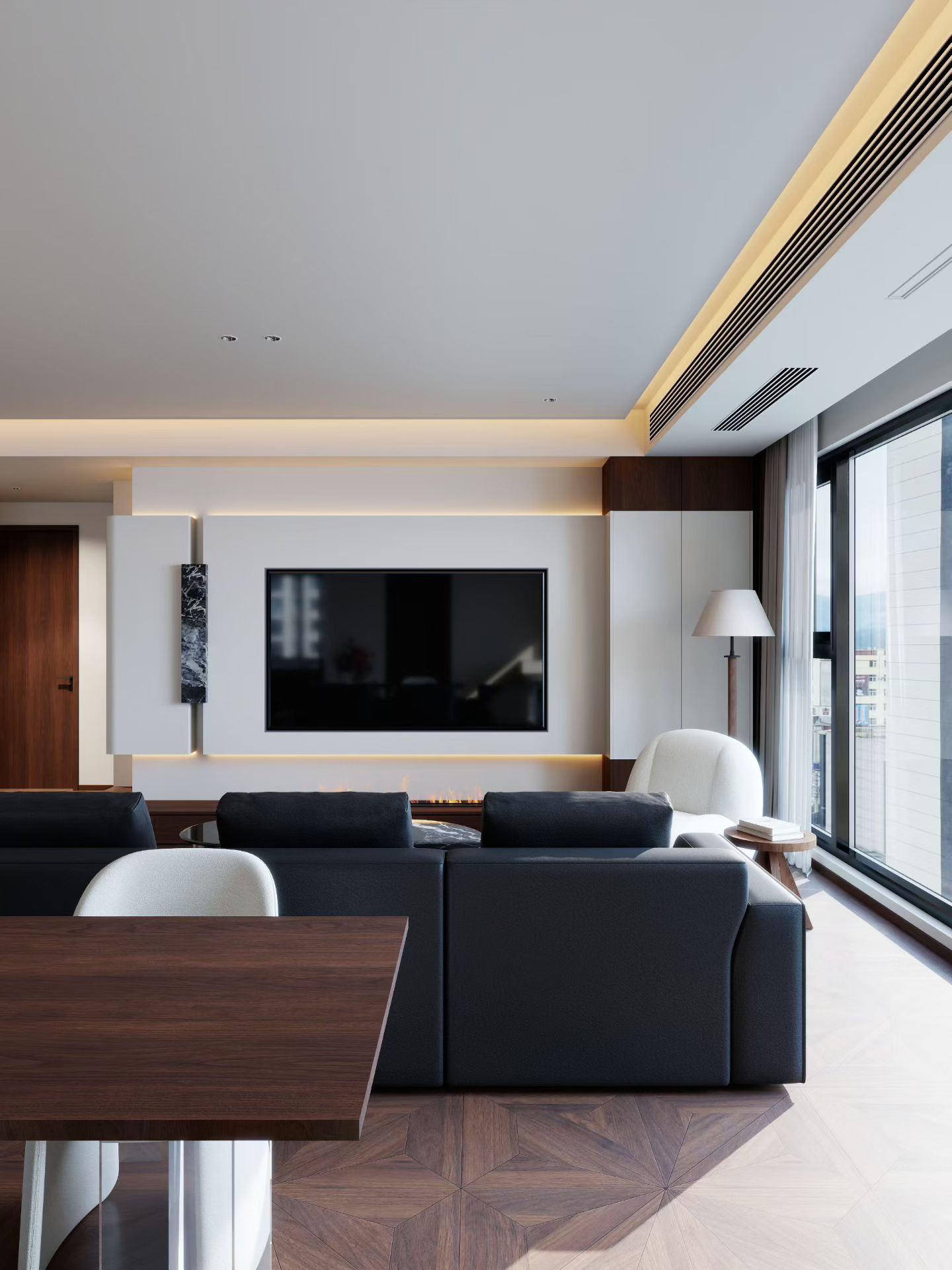 保利和颂,简约风格